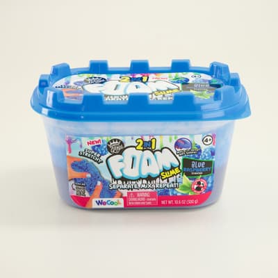2 in 1 Blue Raspberry Foam Slime