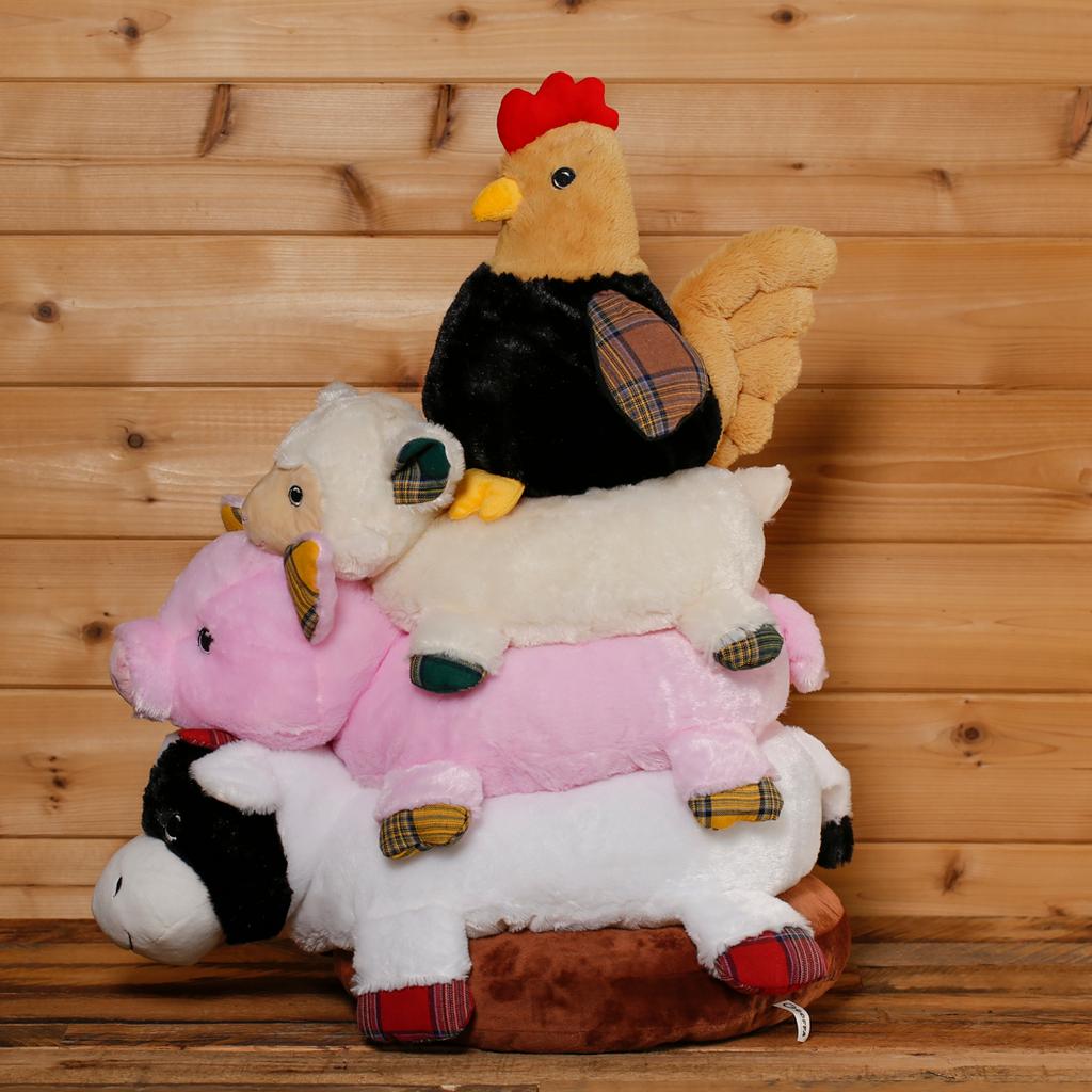 Plush store stacking animals