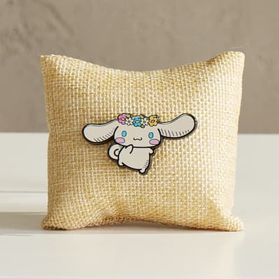 Cinnamoroll Flower Crown Pin