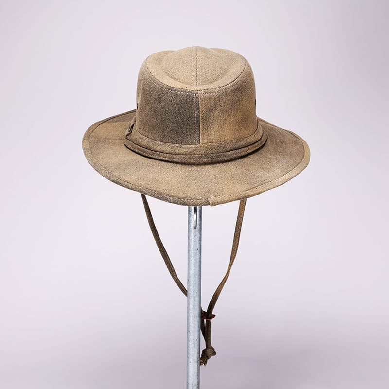 Stetson Distressed Canvas Outback Hat - Cracker Barrel