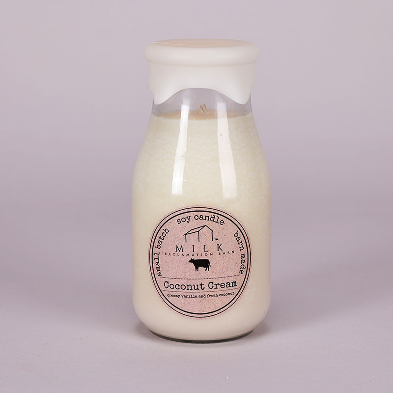 Milk Bottle Candle, Milk Reclamation Barn