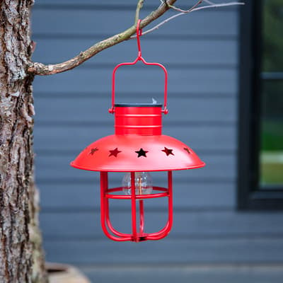 Red Solar Lantern