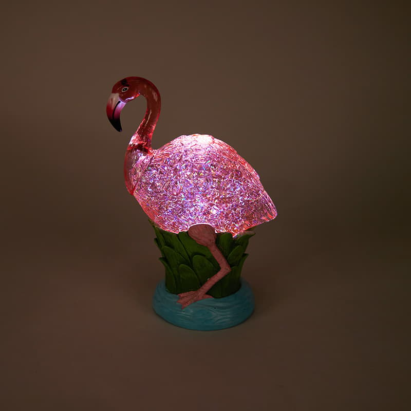 Flamingo Pink Glitter Interlock