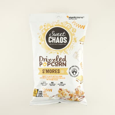 S'mores Drizzled Popcorn