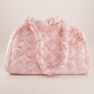 Ruffle Floral Duffle Bag
