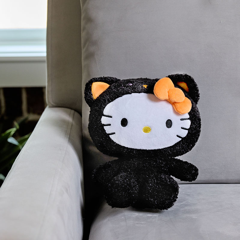 Plush Black Cat Hello Kitty Handbag