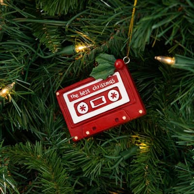 Christmas Cassette Ornament