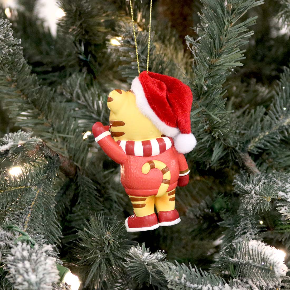 Daniel Tiger with Santa Hat Ornament