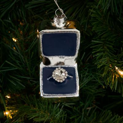 Glass Ring Box Ornament