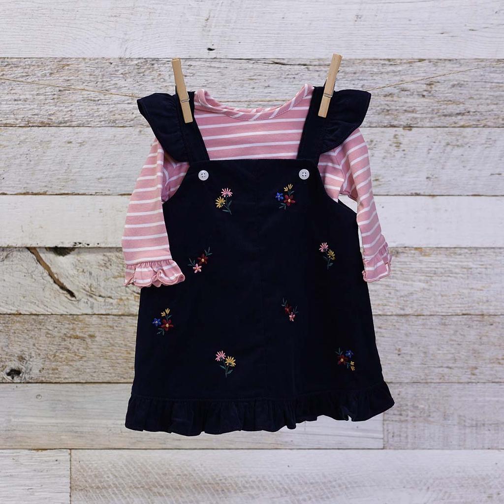 Floral best sale jumper dress