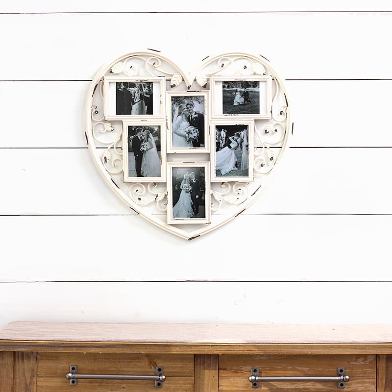 Metal Heart Wall Photo Frame - Cracker Barrel