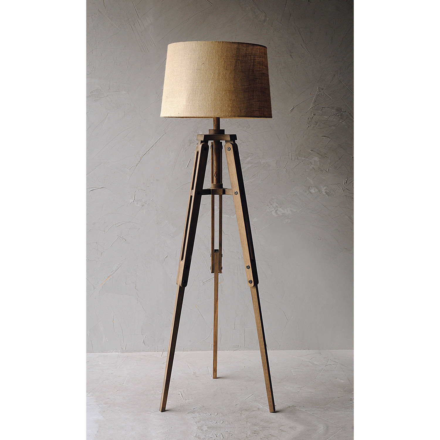 Mariner Wood Tripod Floor Lamp Cracker Barrel