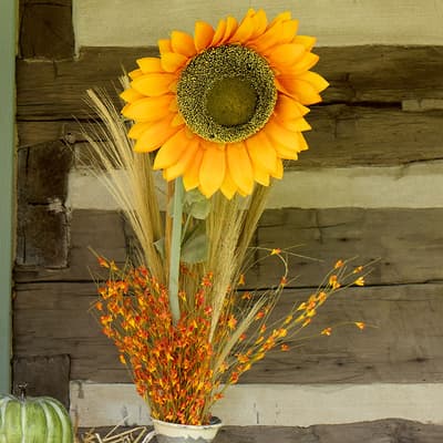 Jumbo Sunflower Stem - Deep Yellow