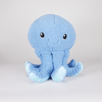 Jumbo Blue Octopus Plush