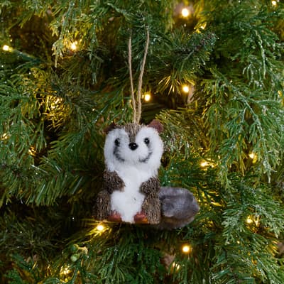 Sisal Raccoon Ornament