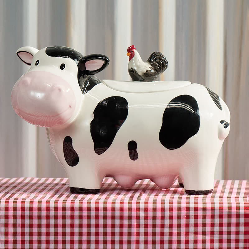 Cow Cookie Jar Cracker Barrel