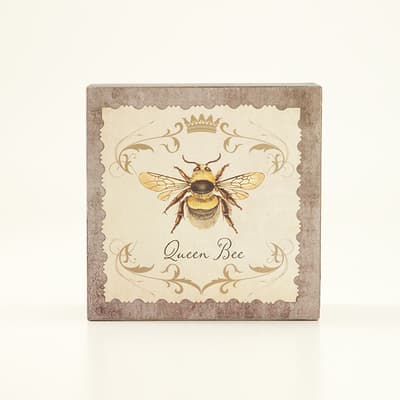Queen Bee Block Sign