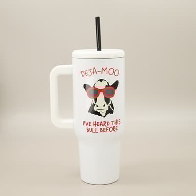 Deja Moo 40 Oz. Tumbler