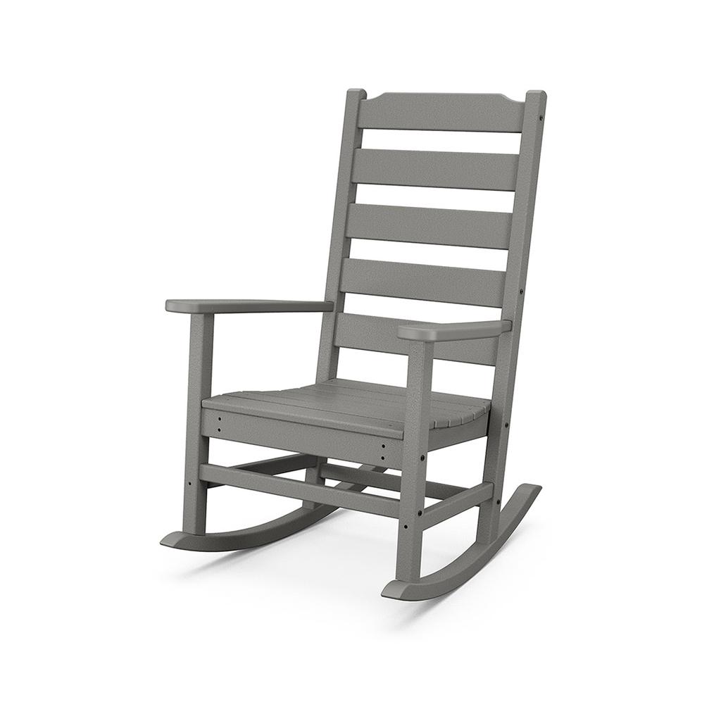 POLYWOOD All Weather Heritage Estate Ladderback Rocker Cracker Barrel