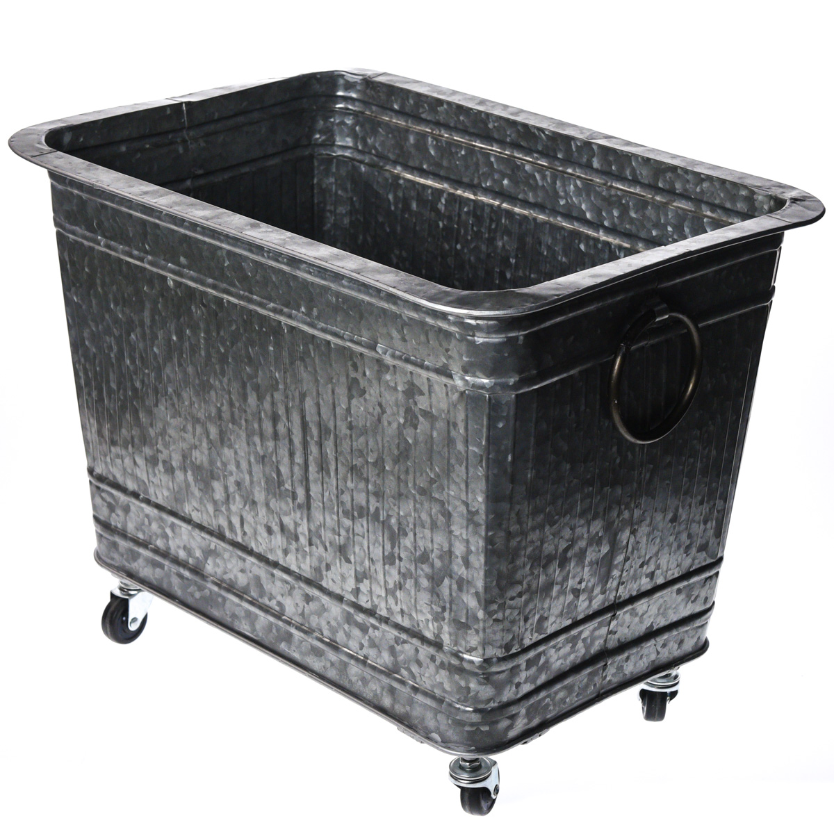 Galvanized storage bins discount