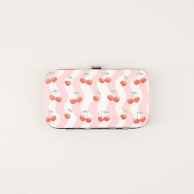 7 Piece Cherry Printed Manicure Set