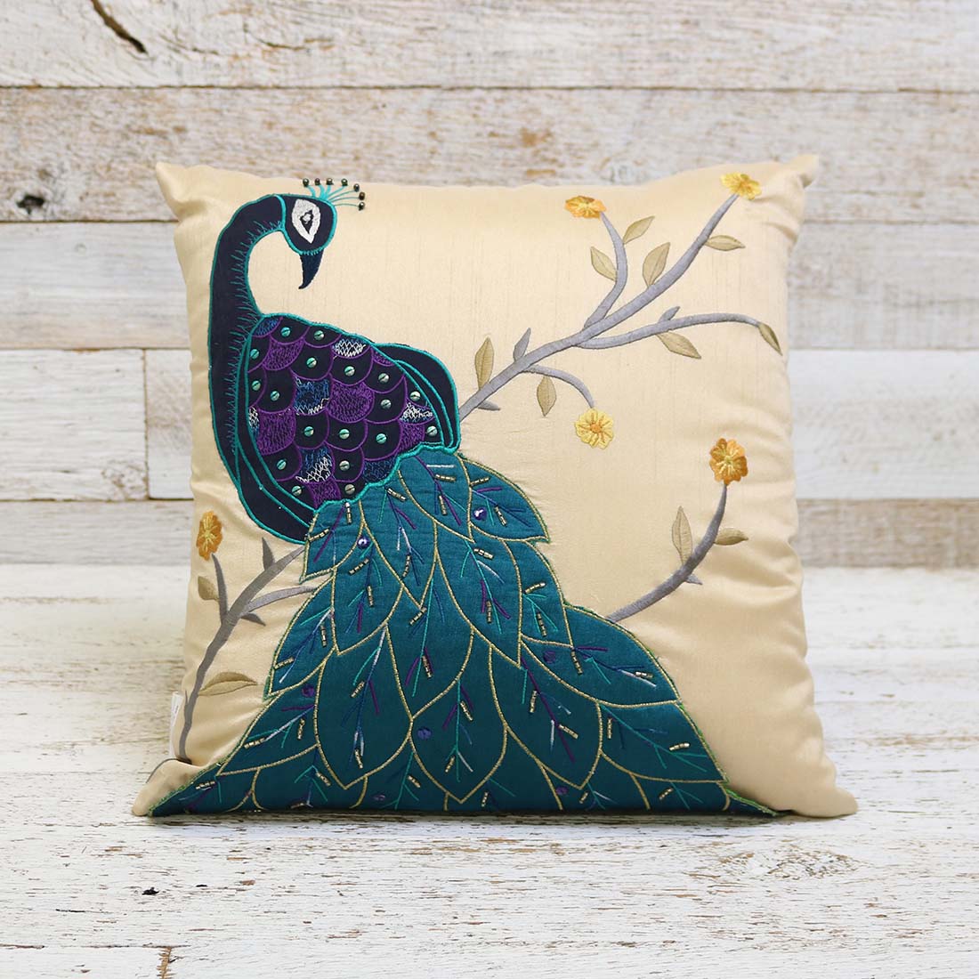 Peacock hotsell outdoor pillow