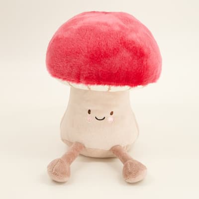 Red Mushroom Sitting Plush