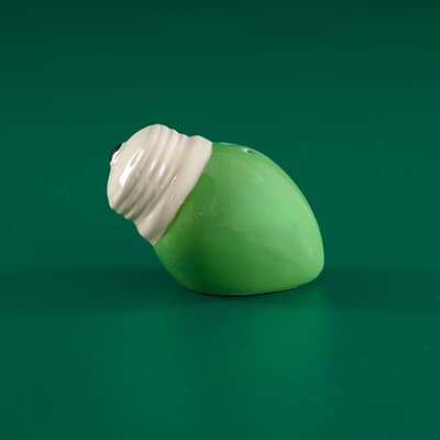 Green Light Bulb Mini Pepper Shaker