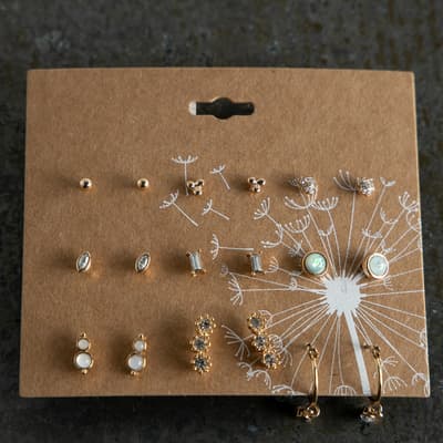 9 Set Mulit-Pack Earrings