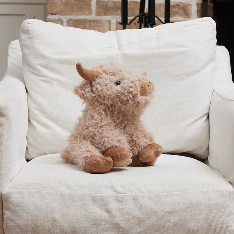 Fuzzy Highland Cow Plush Toy - Hairy Cow Brewing Company