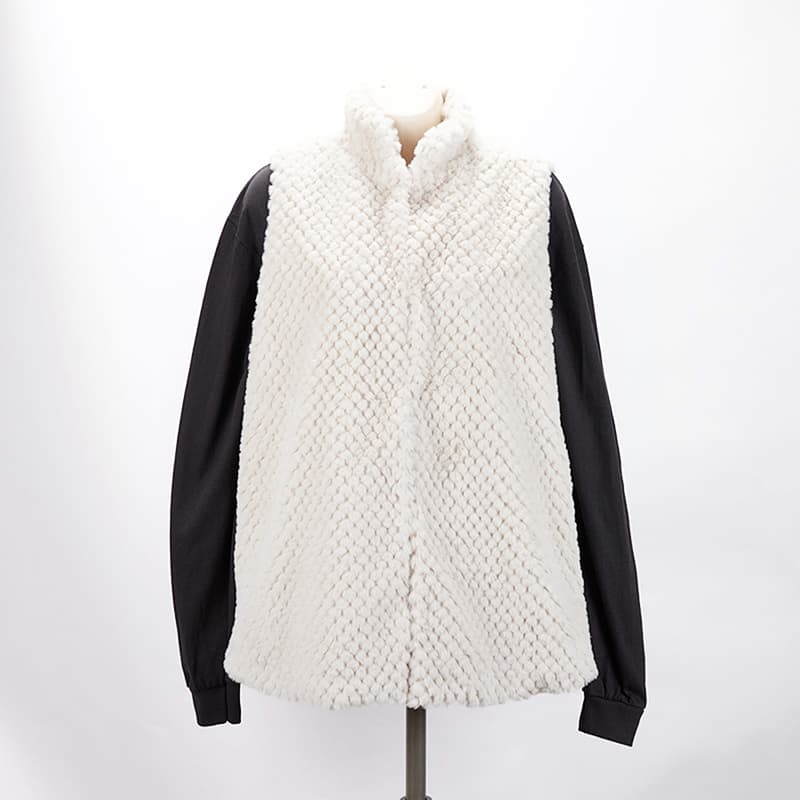 White discount winter vest