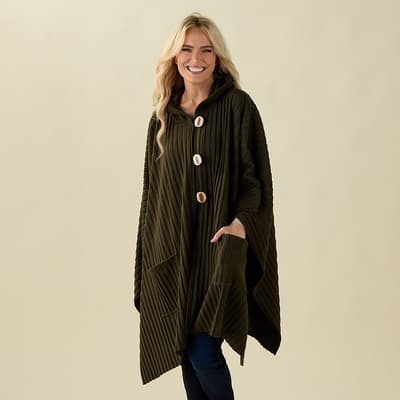 Pleated Button Front Wrap