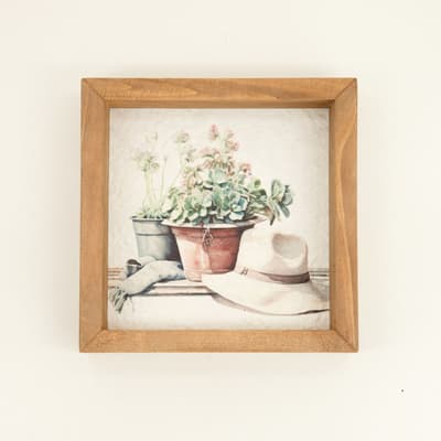 Pulp Flower Pot Box Sign