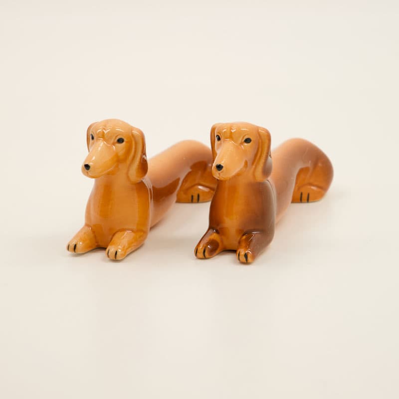 Pacific Giftware Set Shaker Per Sale E Pepe A Forma Di Bassotti In Panino | Cane Wiener Con Ketchup E Senape | Decorazione Da Cucina In Ceramica - 2