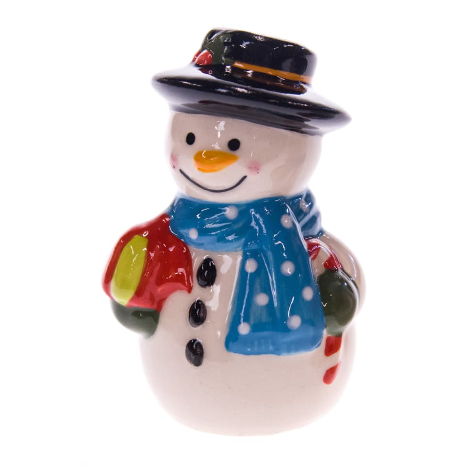 Saltshaker Snowman Figurine - Christmas Home Gift - Snowman Decor