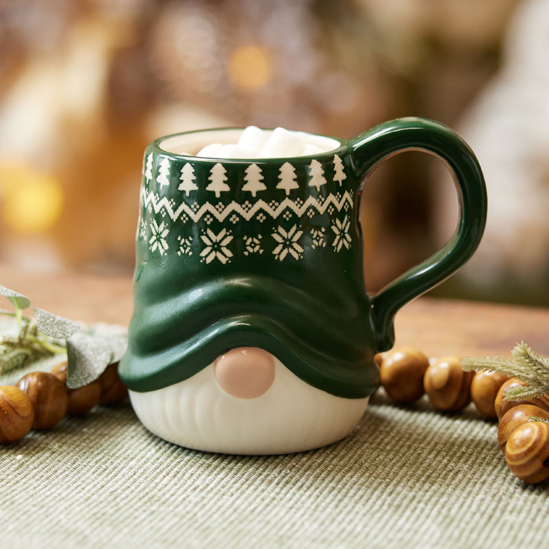 Stoneware Gnome Mug Cracker Barrel