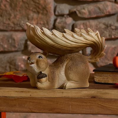 Resin Squirrel Figurine