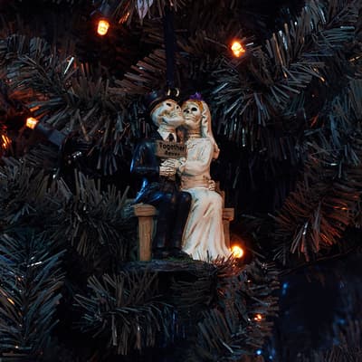 Skeleton Couple Ornament