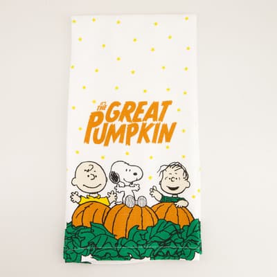 Peanuts Great Pumpkin Kitchen Towel