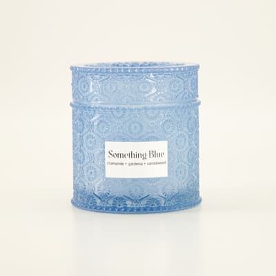 10 Oz. Embossed Glass Candle