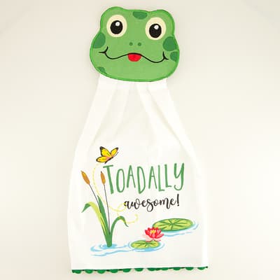 Frog Topper Towel