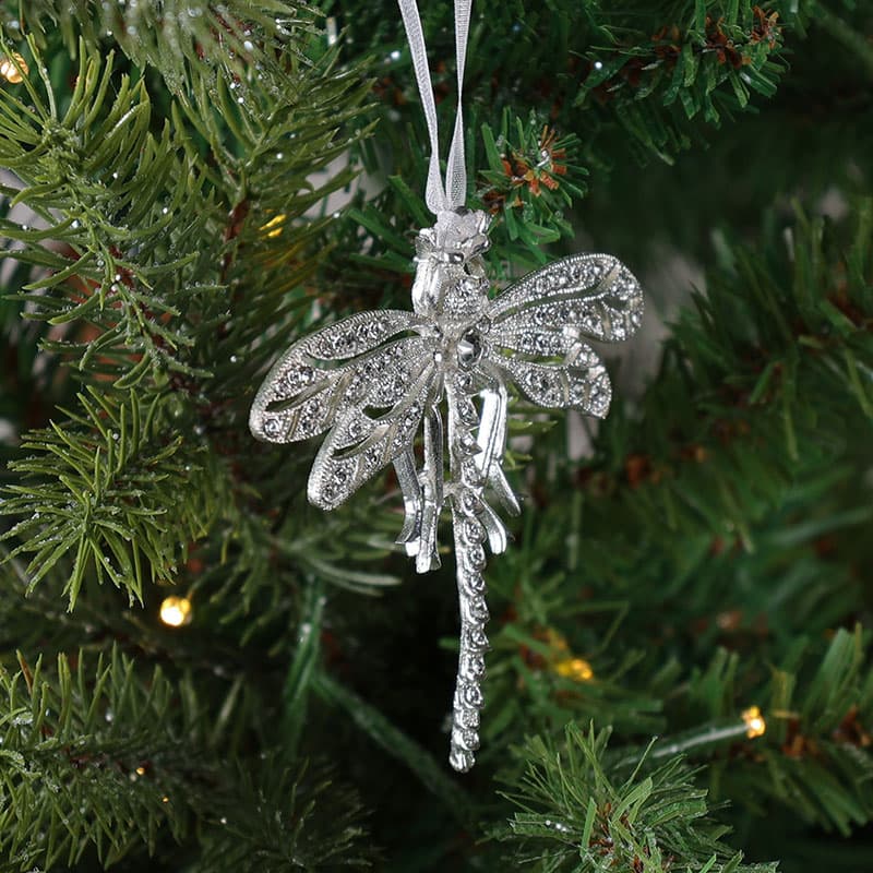 Dragonfly Ornament Made From Horseshoe Nails 