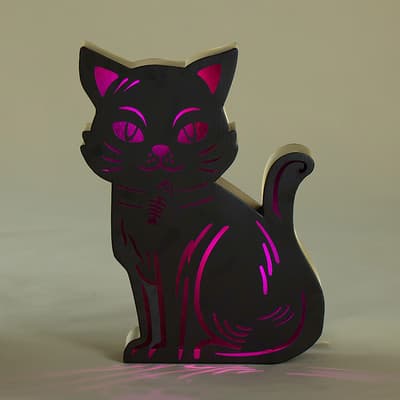 Metal Cat Light