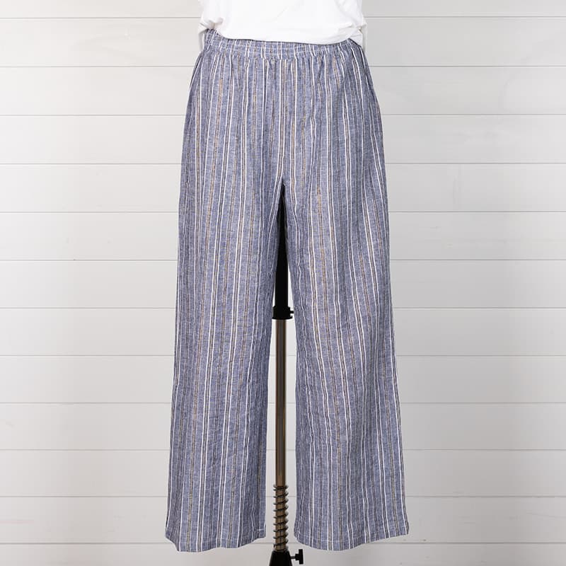 【BAON】Rockle stripe banding brushed wide pants 4th & Reckless Tall side stripe wide leg pants in black