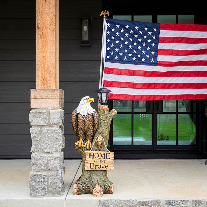 Eagle Flag Holder - Cracker Barrel