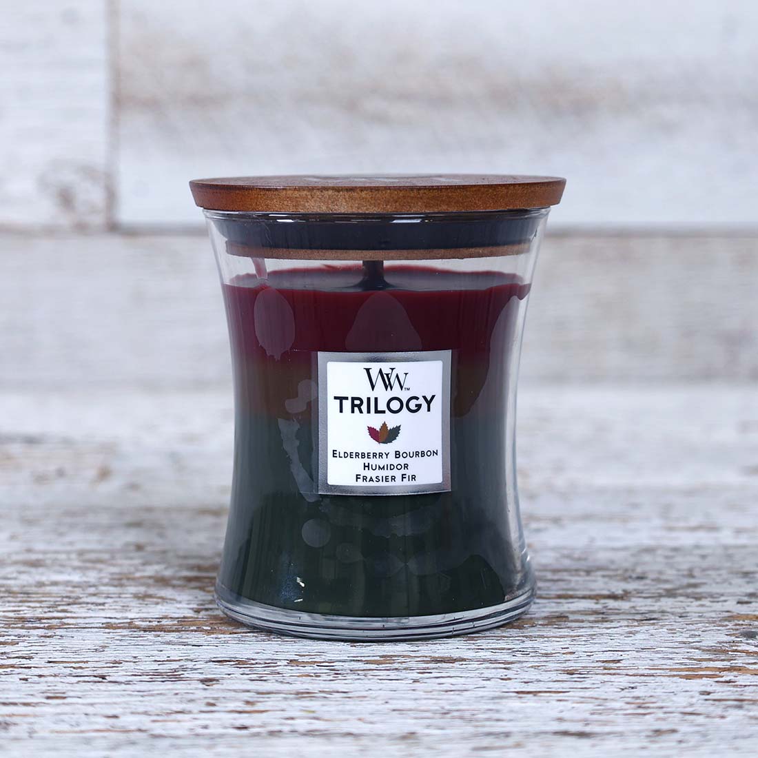 WoodWick Hearthside Trilogy Medium Jar Cracker Barrel