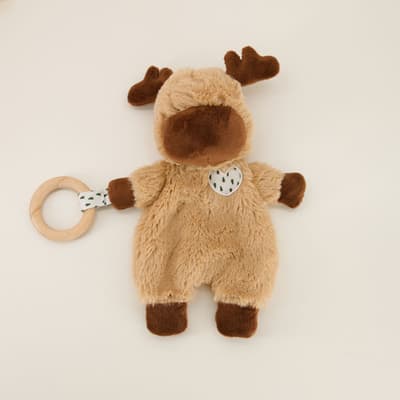Moose Rattle Lovey