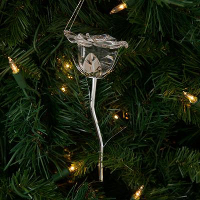 Acrylic Rose Ornament