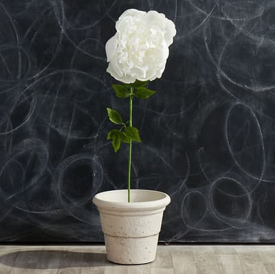 Jumbo Faux Peony Flower Pick