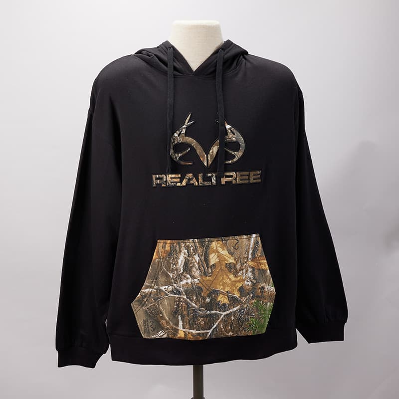 Realtree Camo and Black Hoody Cracker Barrel